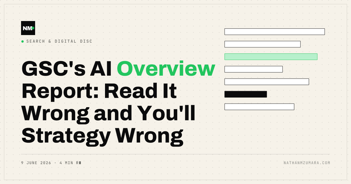 GSC's AI Overview Report: Read It Wrong and You'll Strategy Wrong